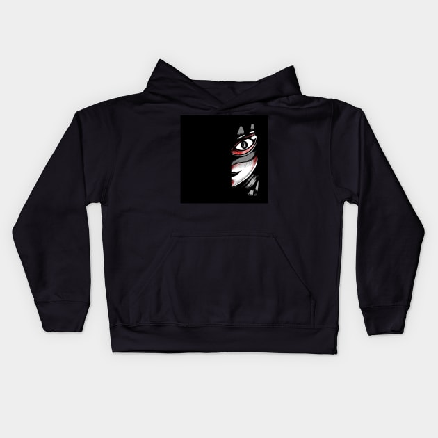 the hawk, griffith ascending Kids Hoodie by jorge_lebeau